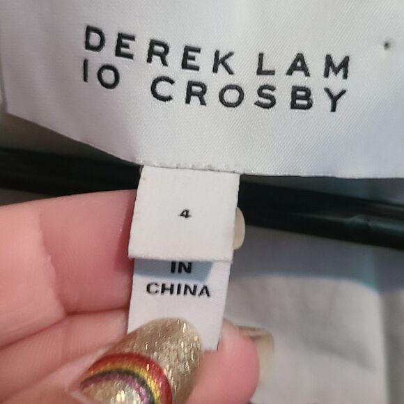 Derek Lam 10 Crosby Eyelet Overlay Tank - Picture 8 of 12